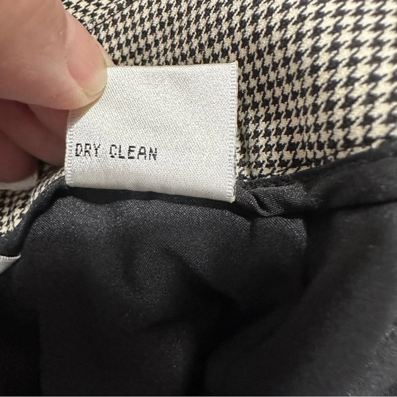 Talbots Petites size 10P 96% wool houndstooth wide leg pants, lined - Picture 5 of 8